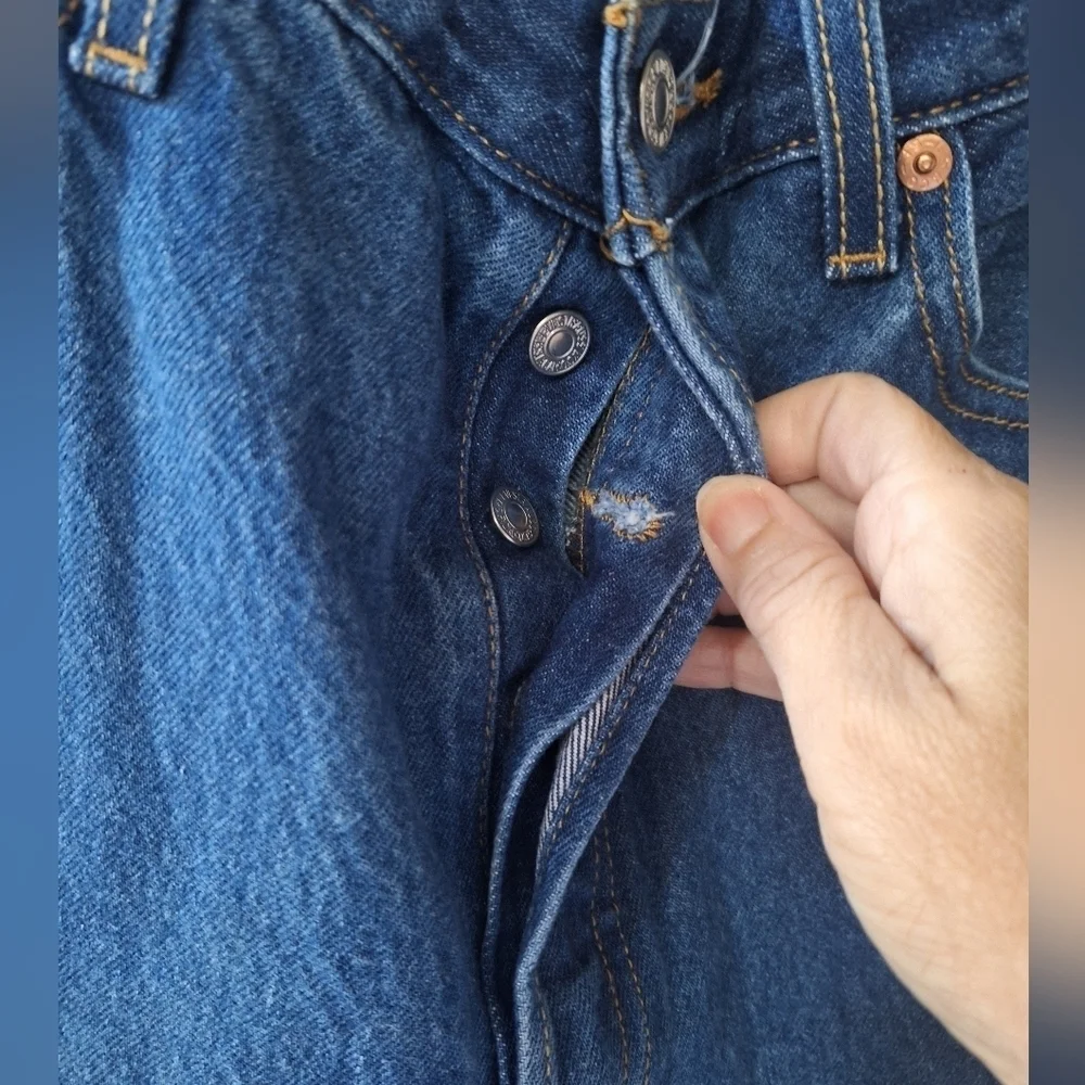 Levi 501's Mens Blue Demin Jeans Dominion Republic 2007 Size 36x36
